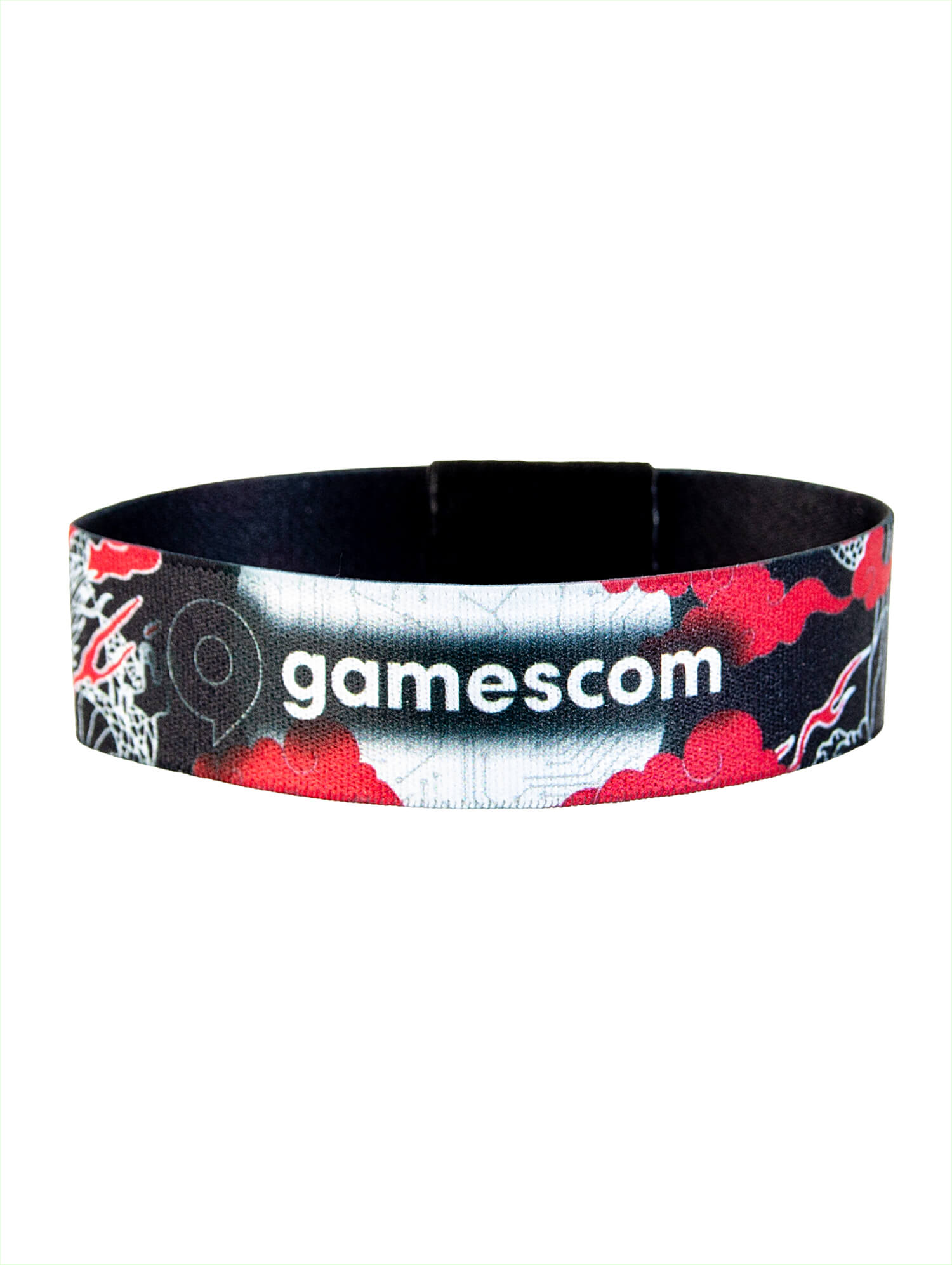 Elastic Bracelet 'MYTHICAL DRAGON' in schwarz