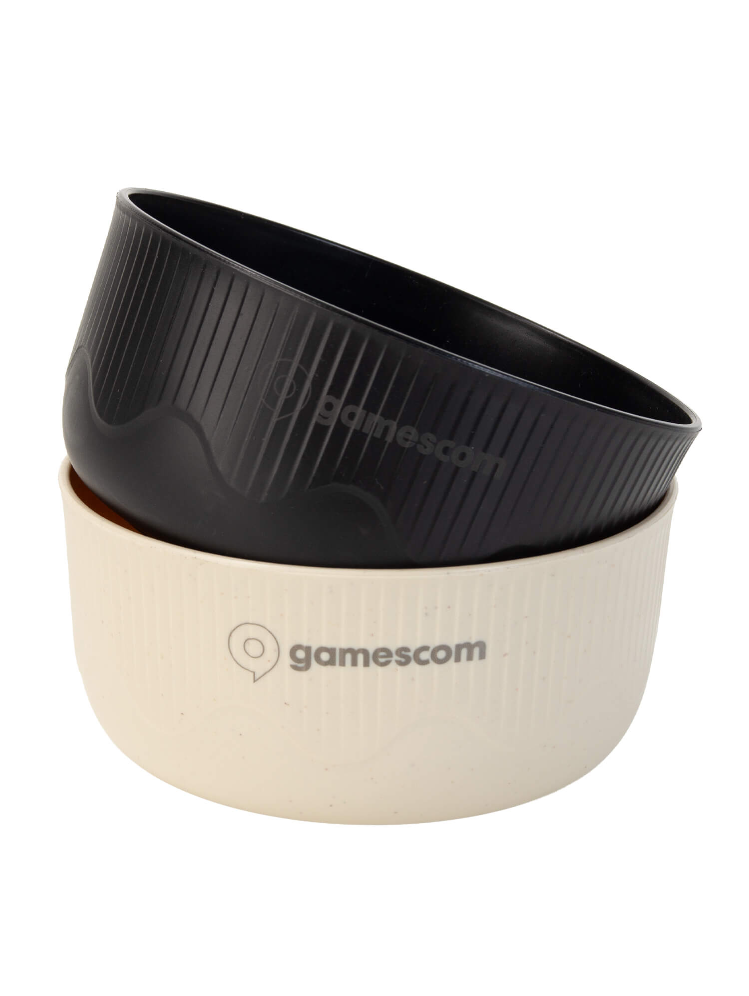 Bowl Set 'goes green' in schwarz/natur