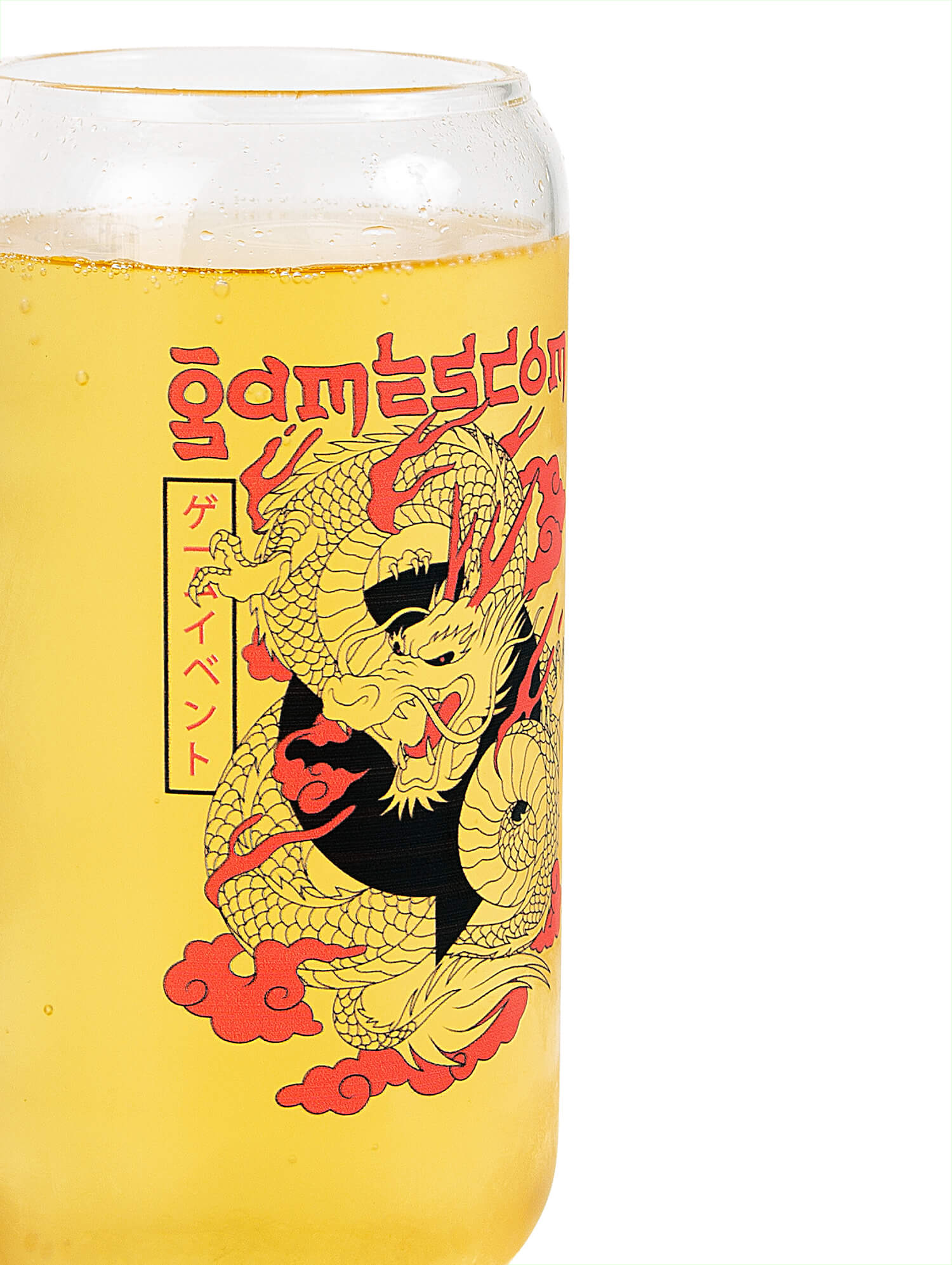 Wasserglas 'MYTHICAL DRAGON' (400ml) in transparent