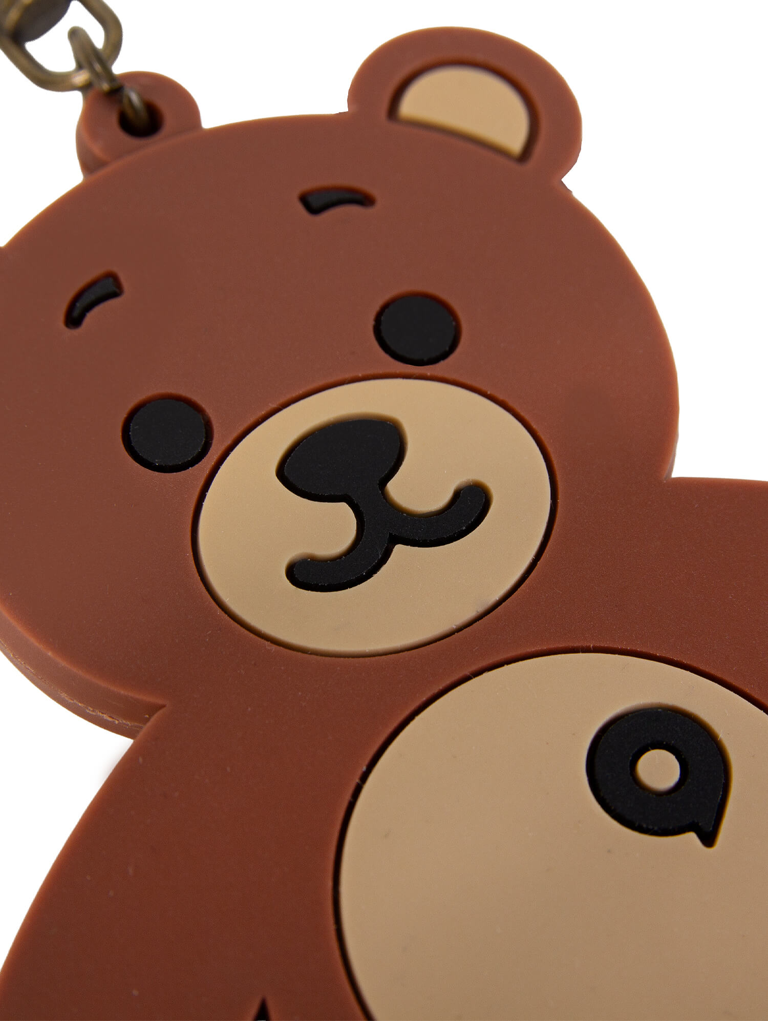 Keychain 'KAWAII' in braun