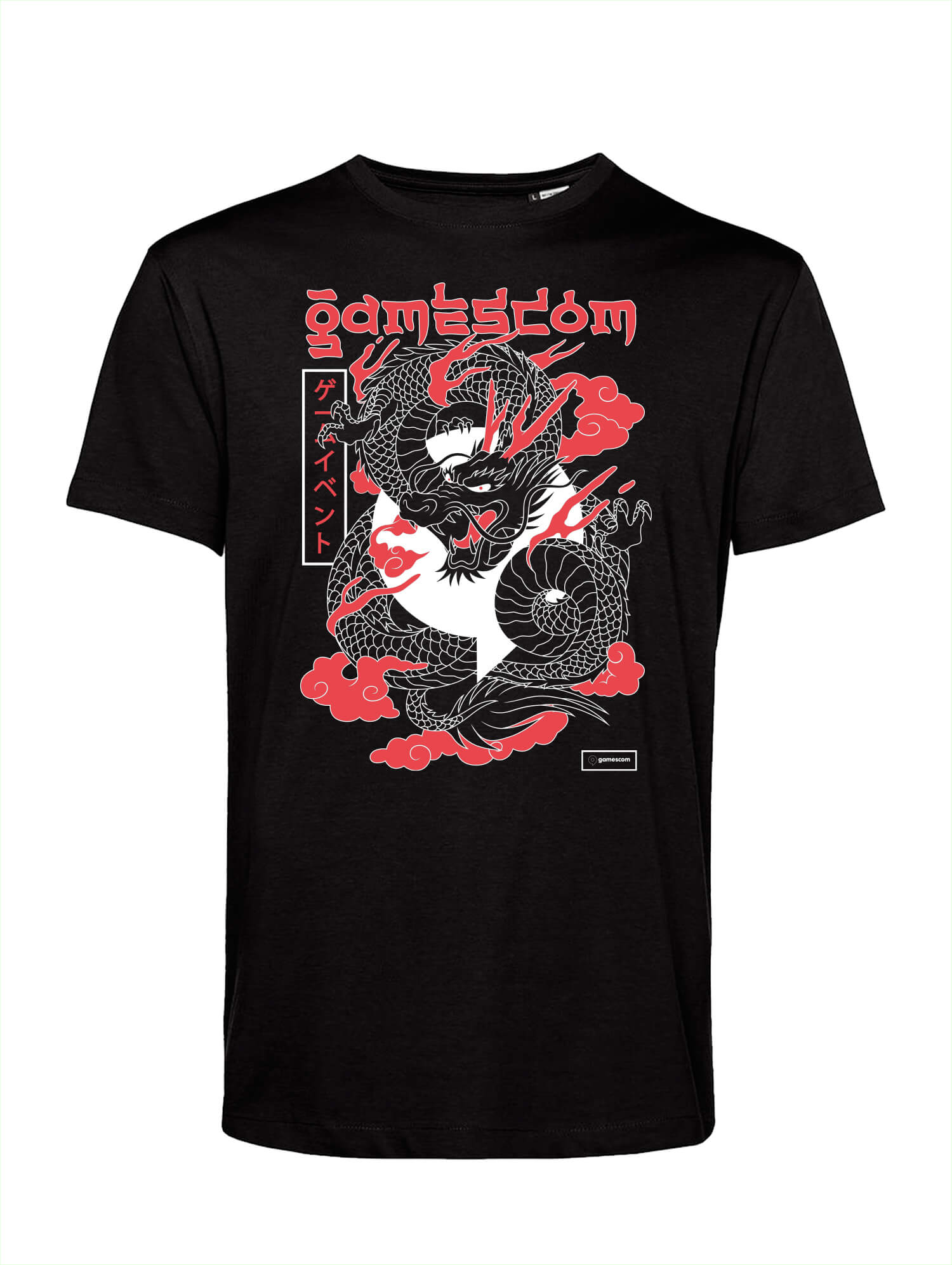 T-Shirt 'MYTHICAL DRAGON' (Unisex) in schwarz