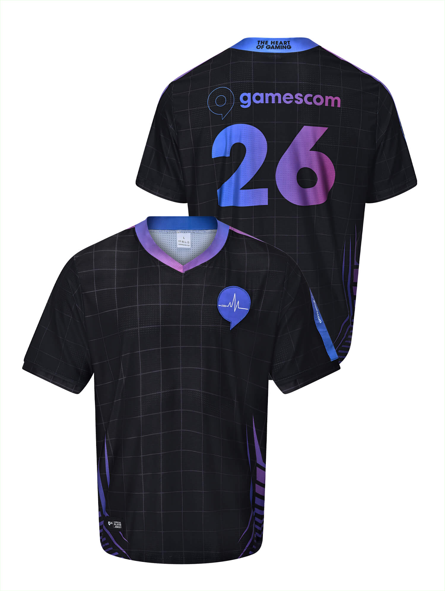 Jersey 'ENERGETIC' (Unisex) in schwarz