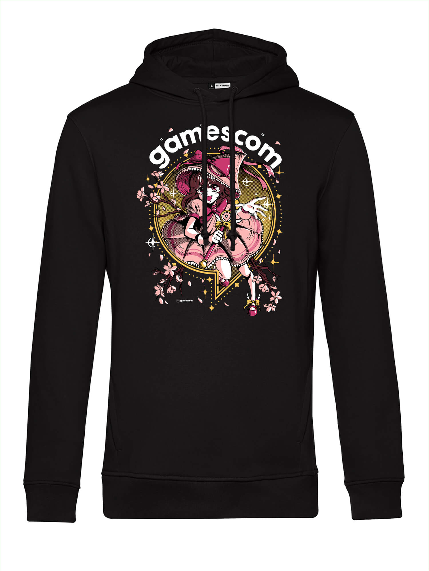 Hoodie 'SAKURA MAGE' (Unisex) in schwarz