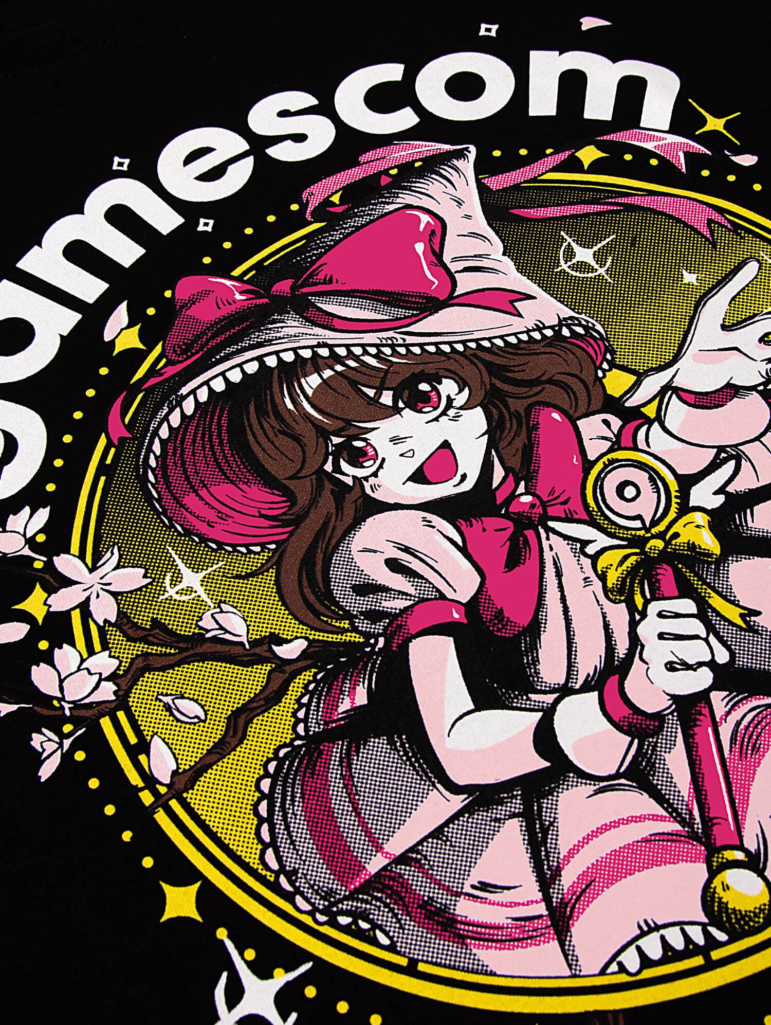 T-Shirt 'SAKURA MAGE' (Unisex) in schwarz
