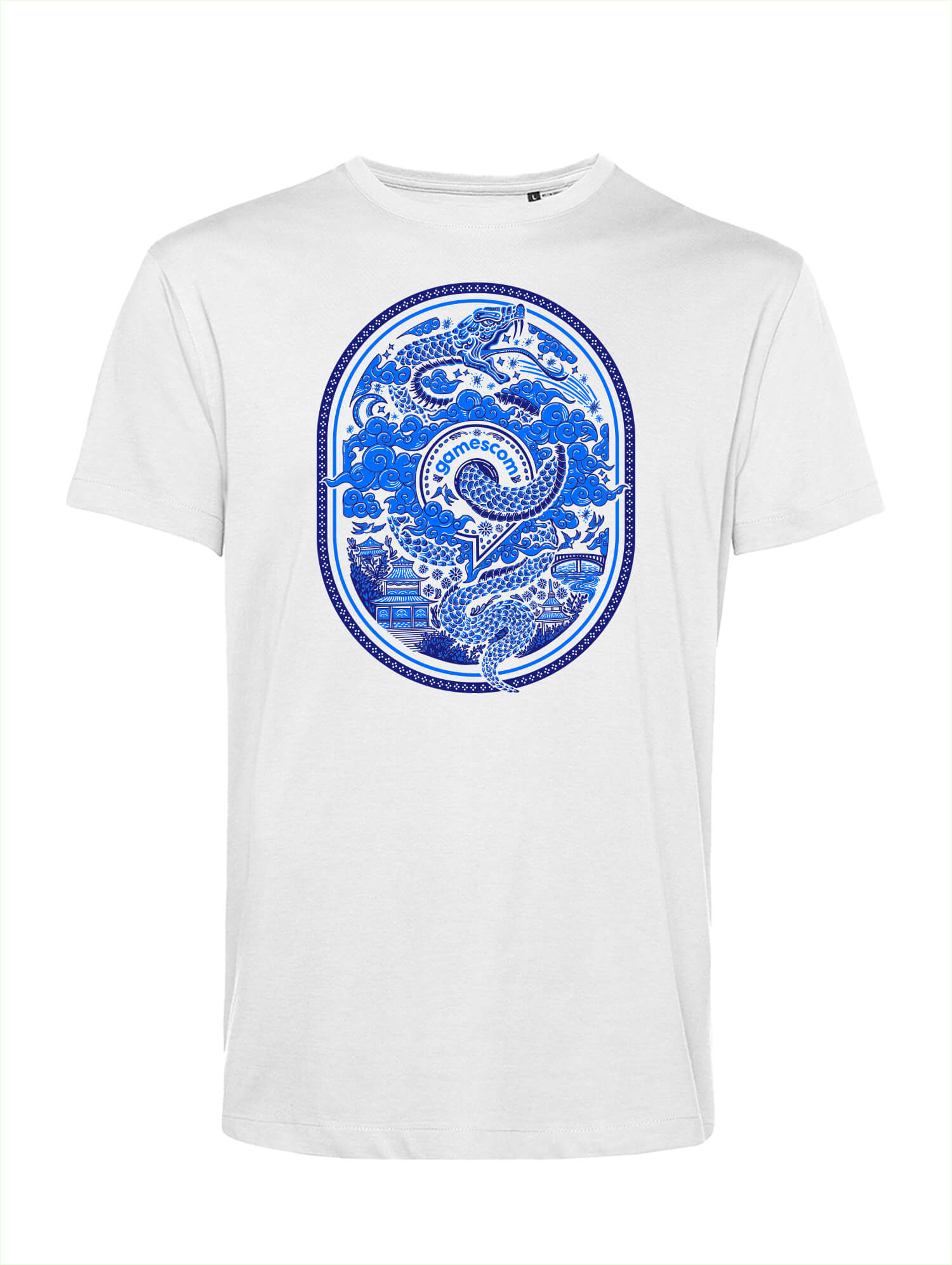 T-Shirt 'CLOUD SERPENT' (Unisex) in white