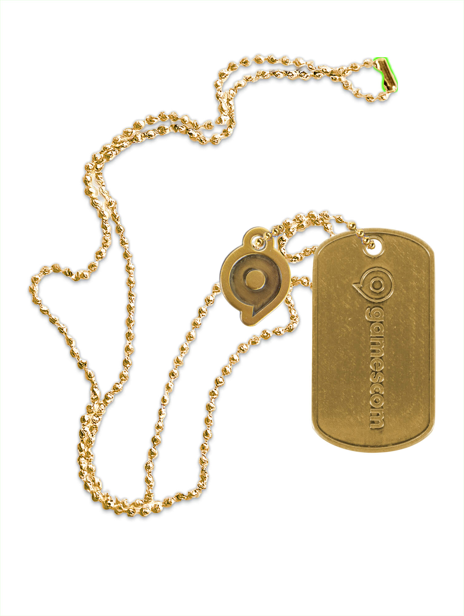 DogTag Set 'LOOT' in gold