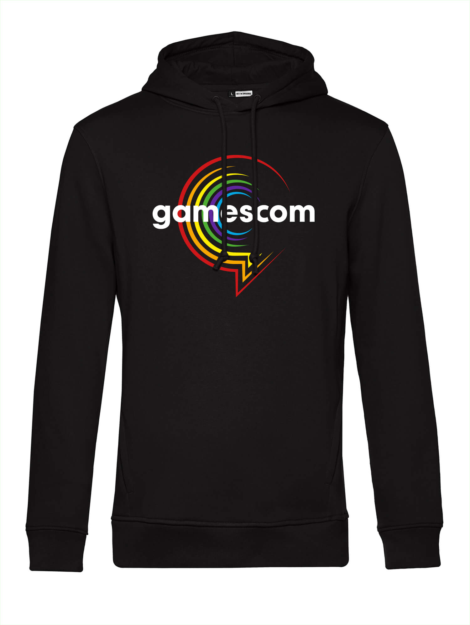 PRIDE Hoodie 'VIBRATIONS' (Unisex) in schwarz