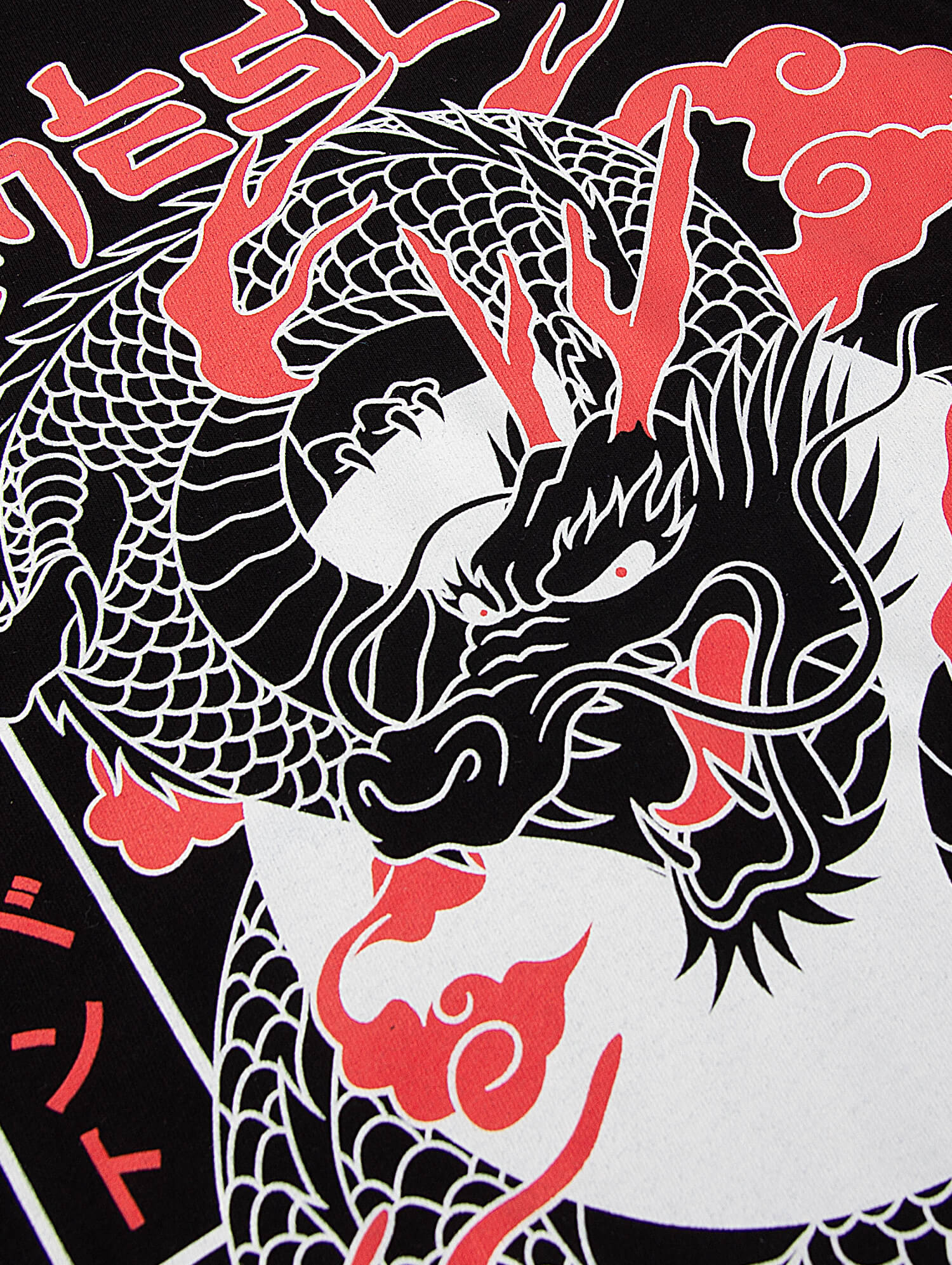 T-Shirt 'MYTHICAL DRAGON' (Unisex) in schwarz