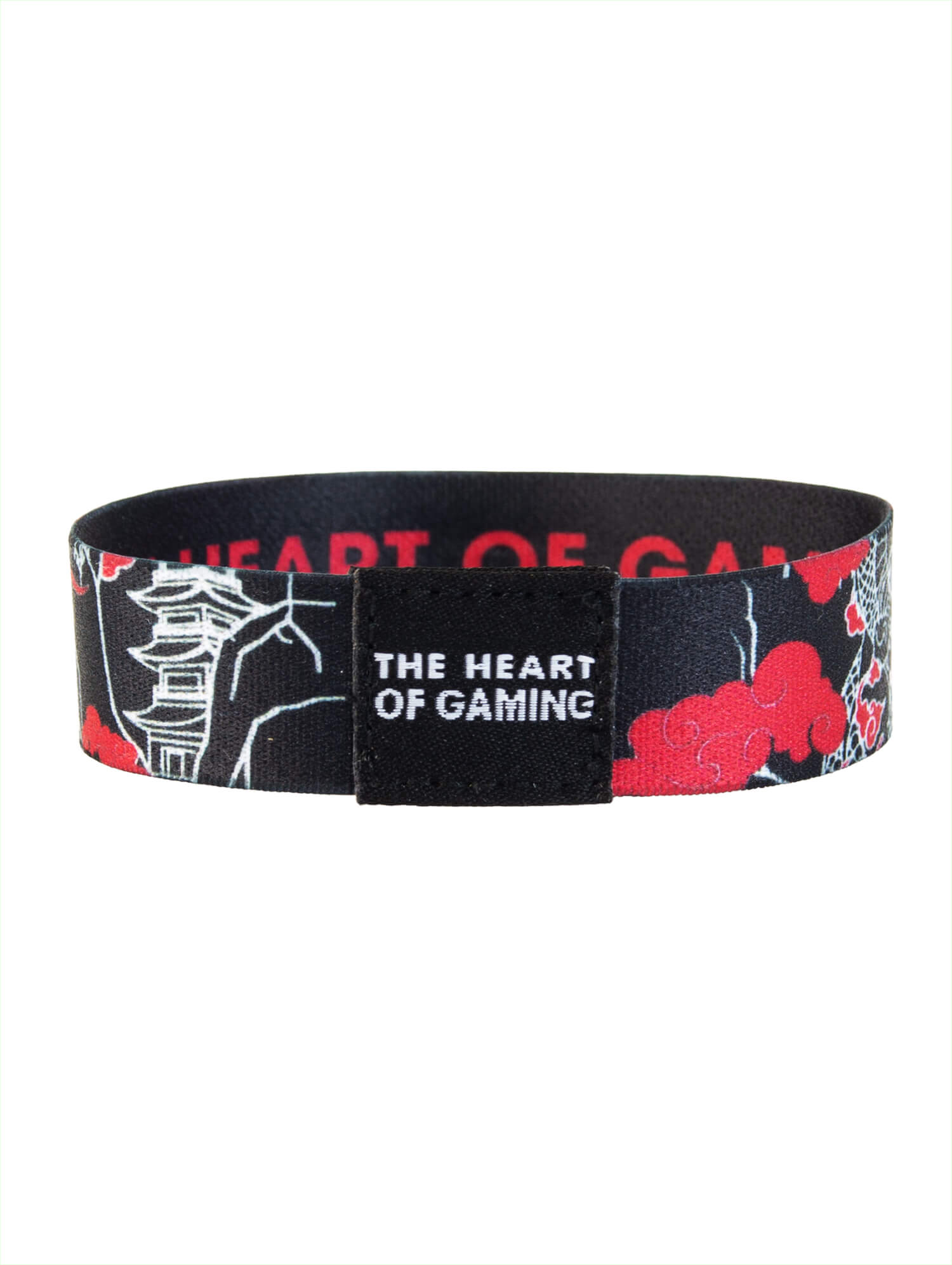 Elastic Bracelet 'MYTHICAL DRAGON' in schwarz