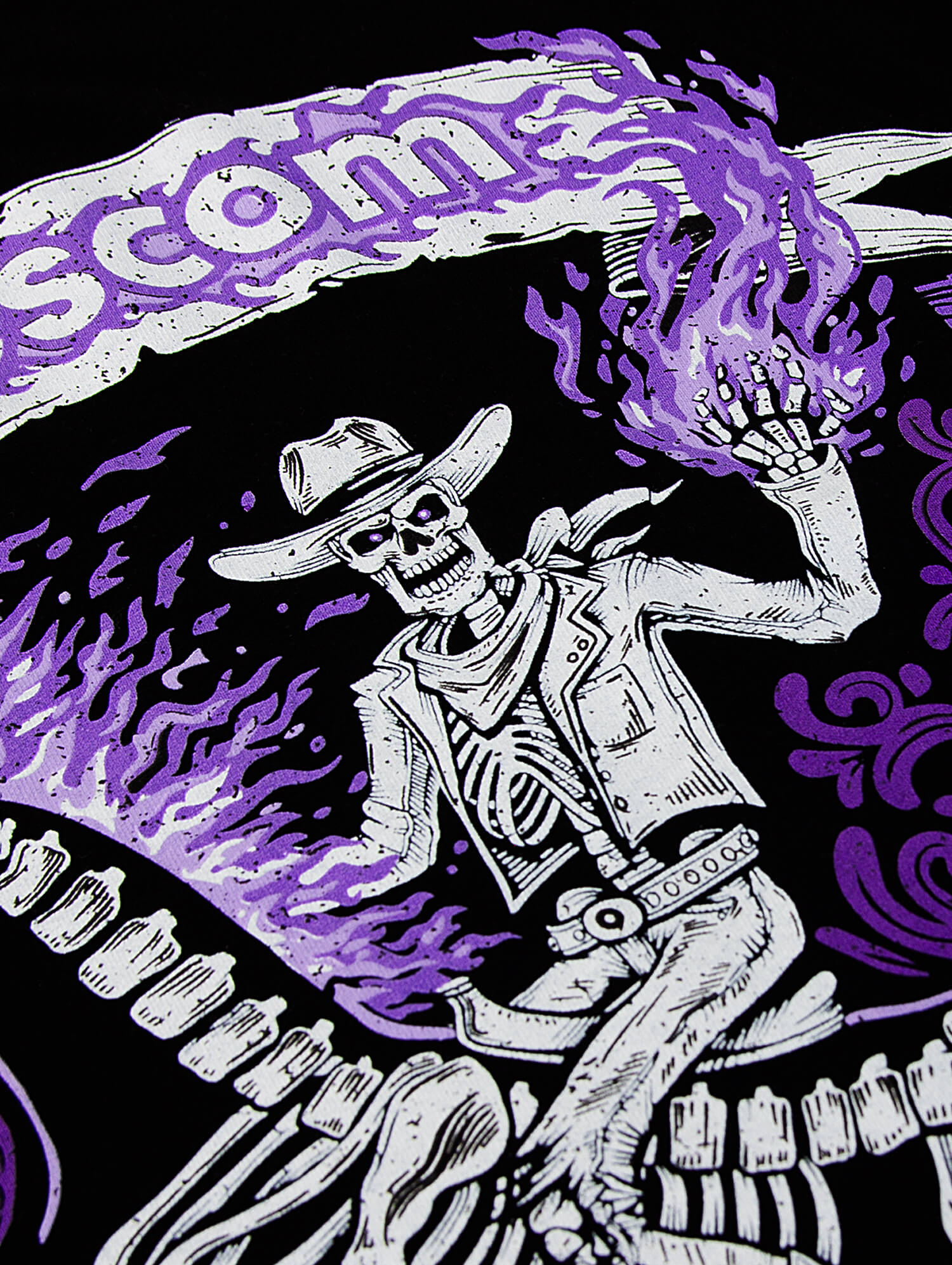 T-Shirt 'COWBOY' (Unisex) in schwarz