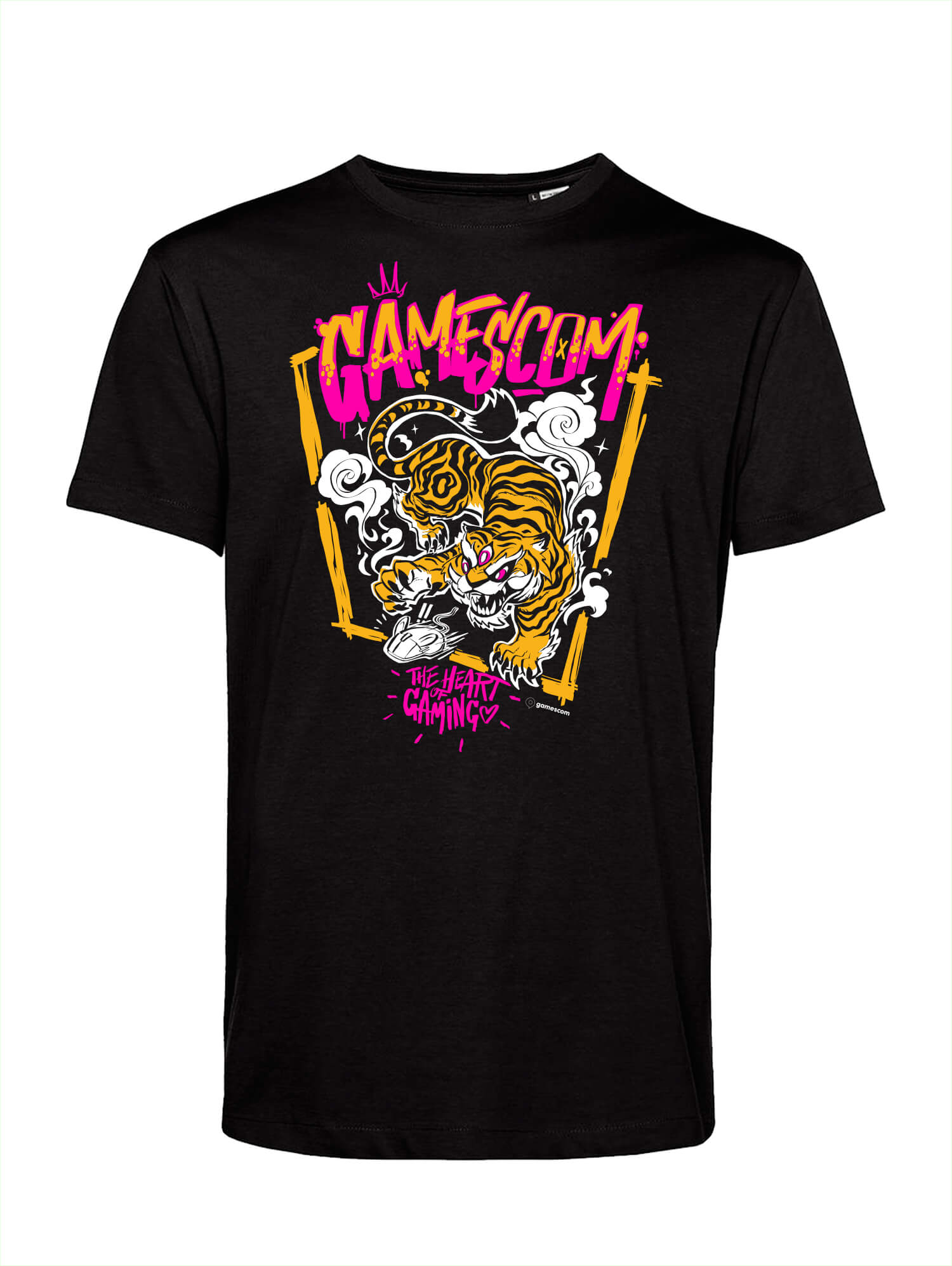 T-Shirt 'MOUSE HUNT' (Unisex) in schwarz