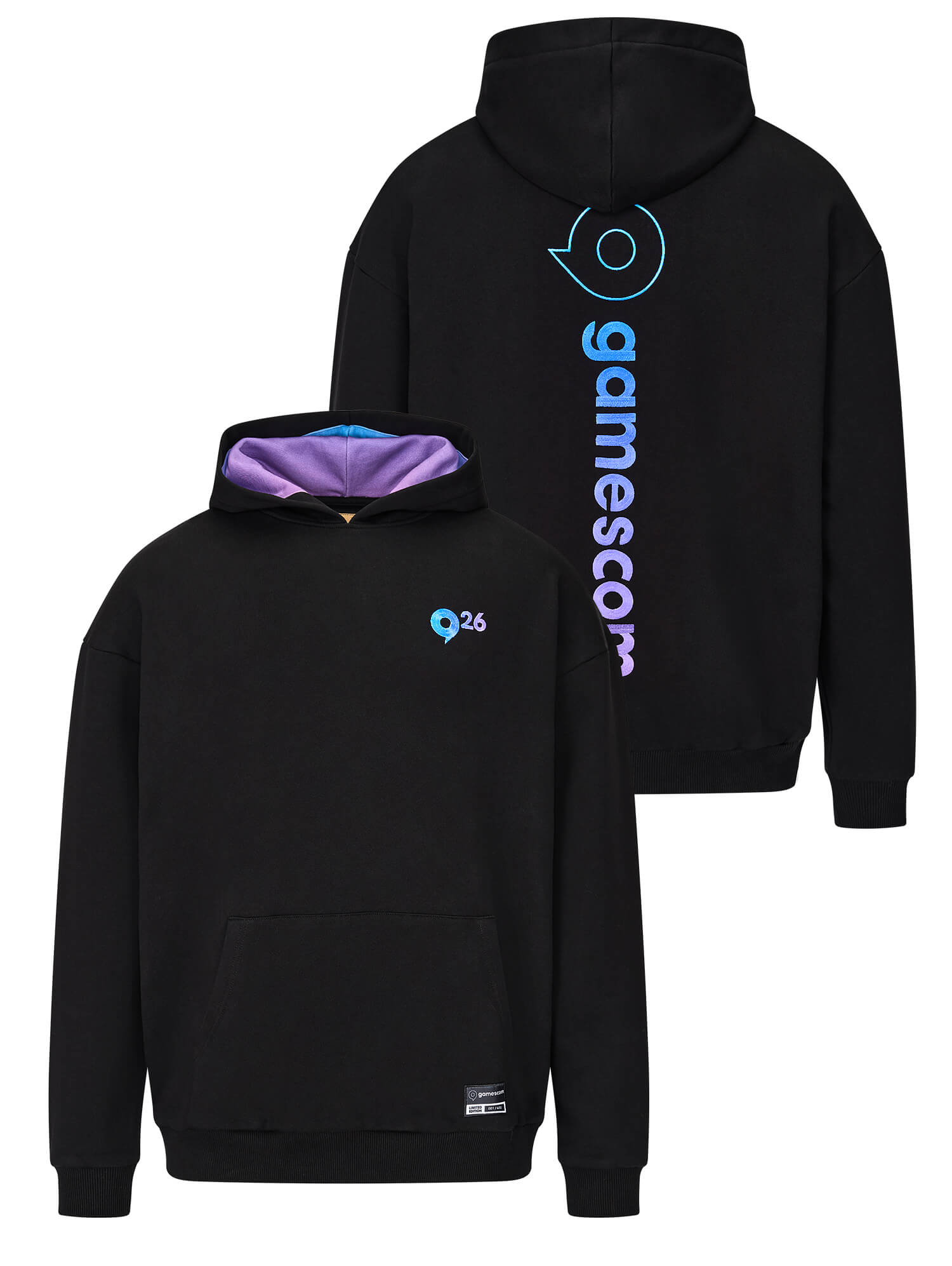 Limited Hoodie 'OFFICIAL' (Unisex) in schwarz
