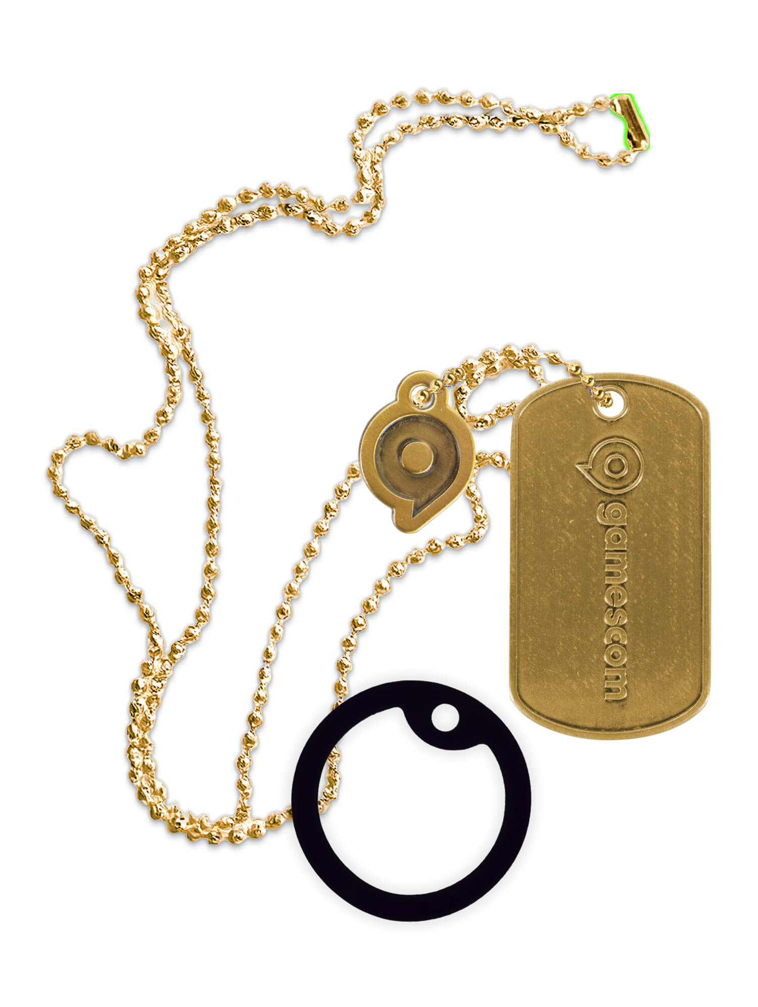 DogTag Set 'LOOT' in gold