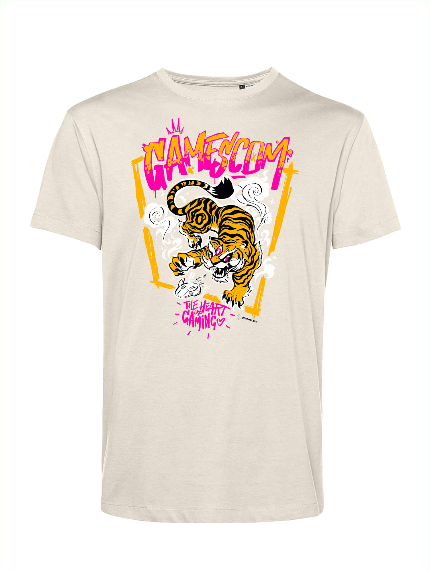 T-Shirt 'MOUSE HUNT' (Unisex) in off-white