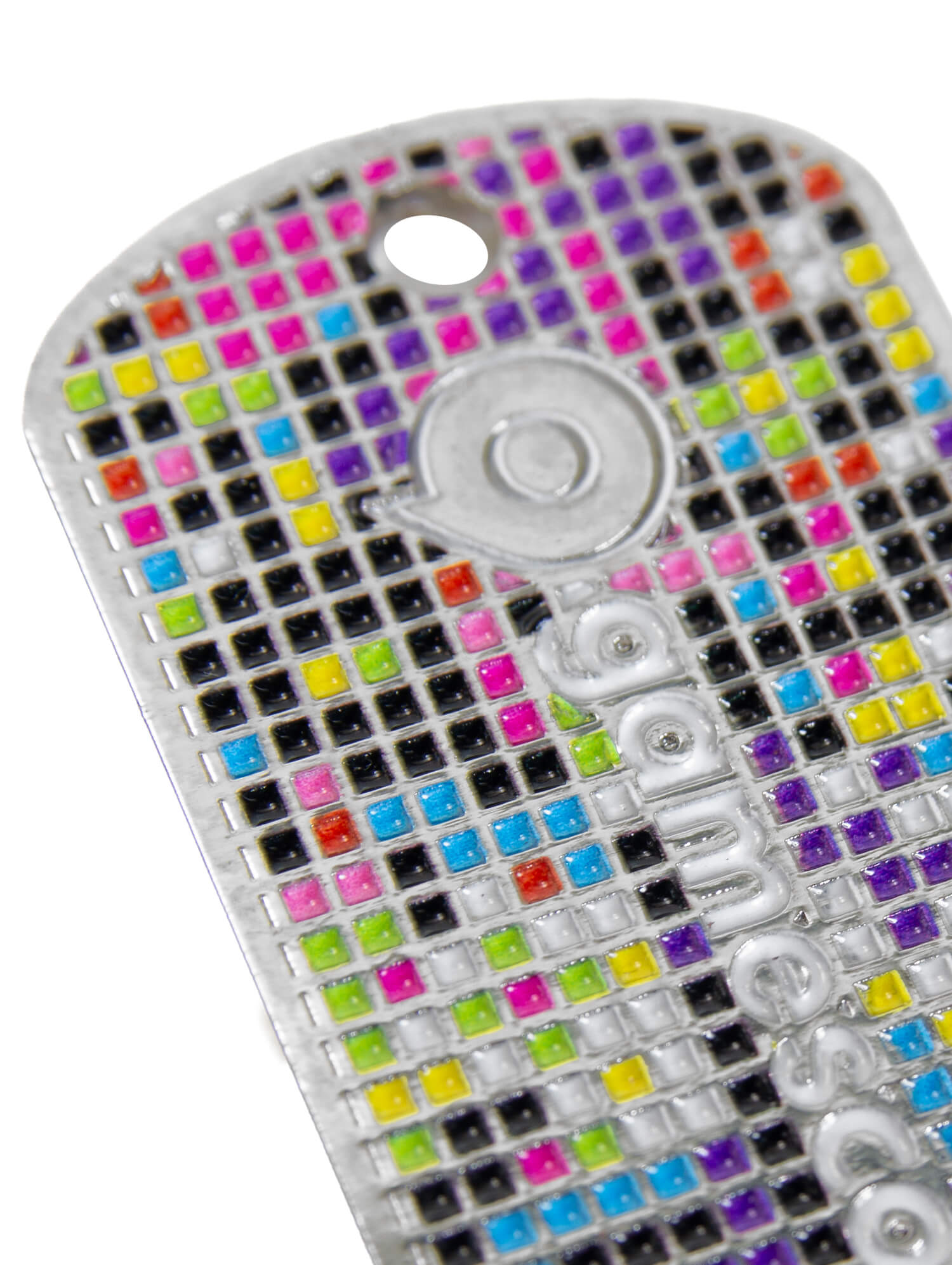 DogTag 'PIXEL' in silber